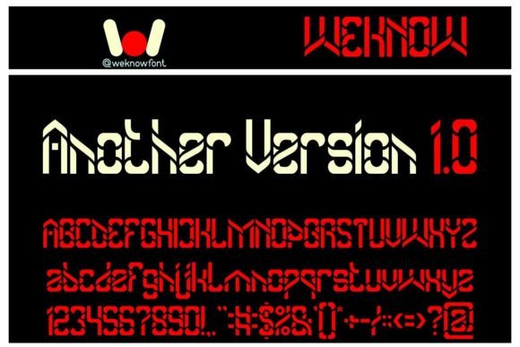 Another Version: A Modern Typeface for Bold Branding