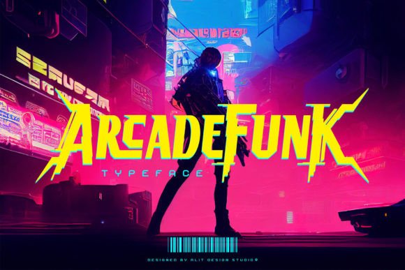 Arcade Funk: A Modern Typeface for Bold Design