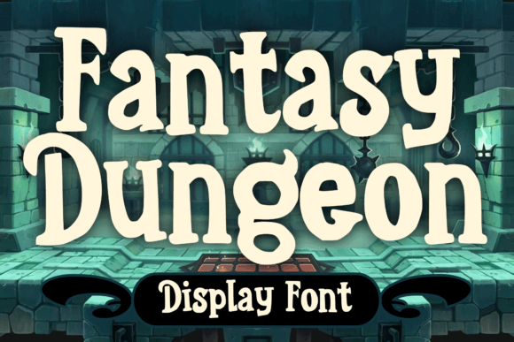 Fantasy Dungeon: A Medieval Font for Creative Projects