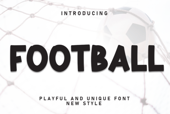 Football: A Dynamic Display Font for Sports Design