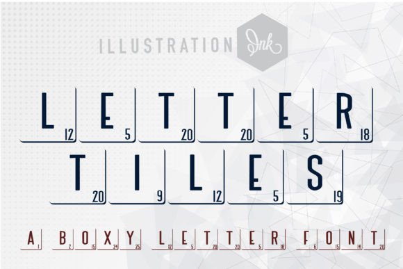 Letter Tiles: A Playful, Hand-Crafted Sans Serif Font