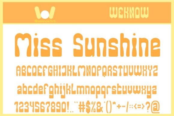 Miss Sunshine: A Font That Elevates Your Creative Vision