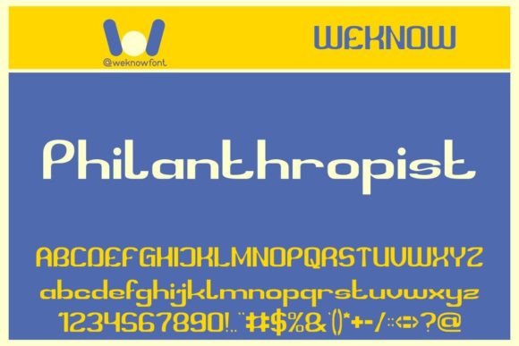 Philanthropist: A Display Font for Captivating Design