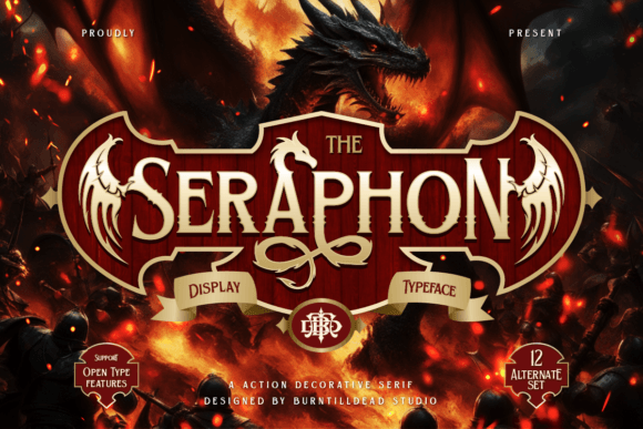 Seraphon: The Dragon-Inspired Display Typeface