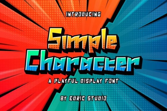 Simple Character: A Playful Font for Bold Designs
