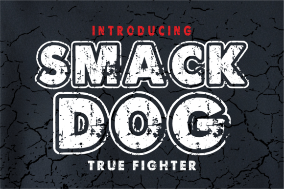 Smack Dog: Bold Typography for Fighter Aesthetics