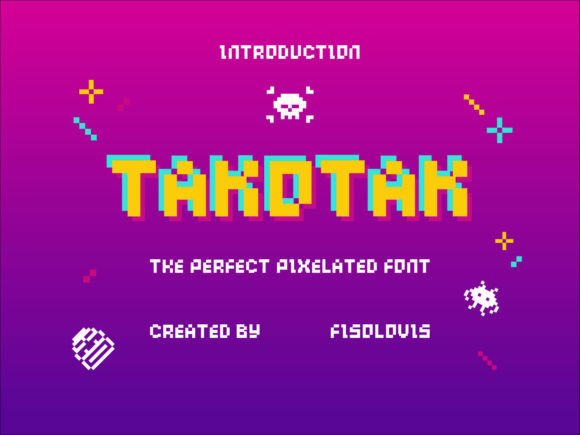 Takotak: A Pixel-Perfect Font for Futuristic Designs