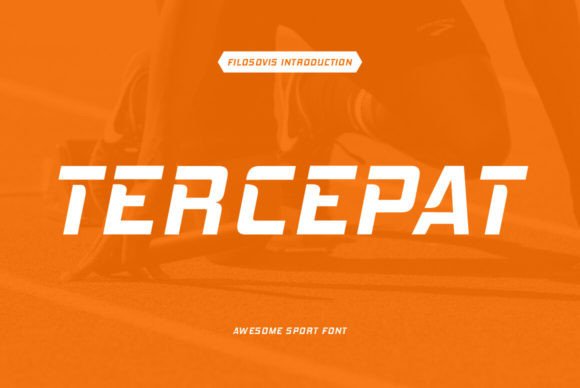 Tercepat: The Dynamic Display Font for Sports Design