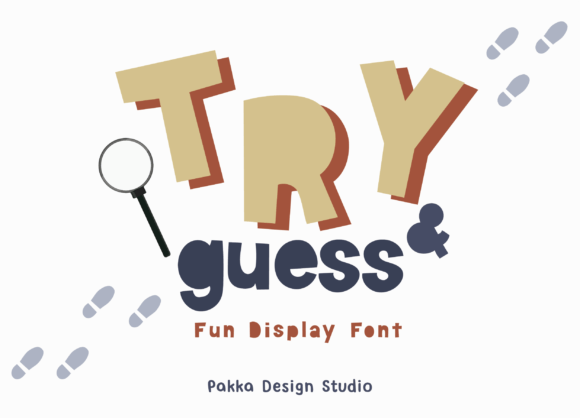 Try and Guess: A Playful Font for Bold Designs