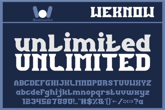 Unlimited Font: A Stylish Choice for Bold Designs