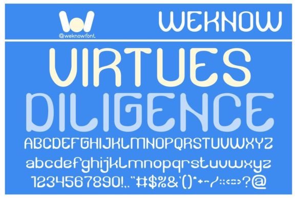 Virtues: A Premium Display Font for Creative Professionals