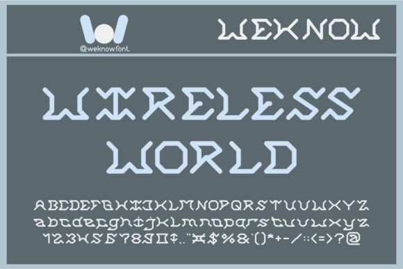 Wireless World: A Typeface for Tomorrow's Digital Landscape